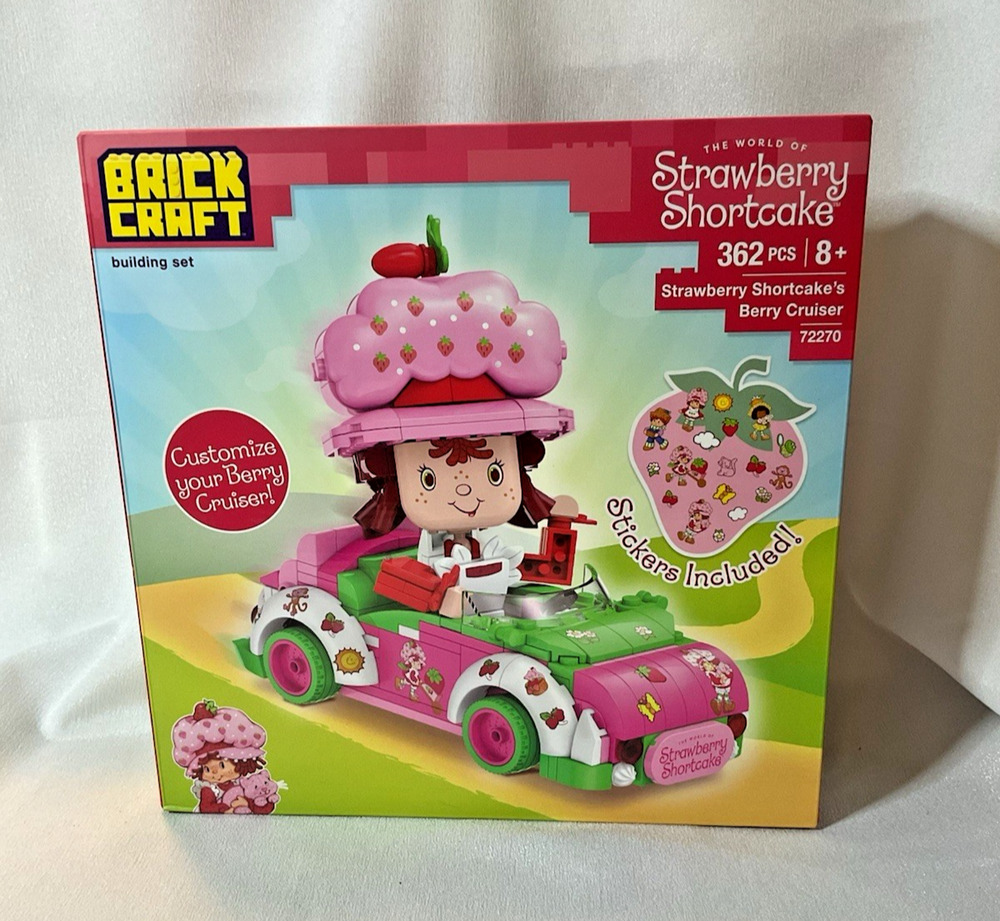 Strawberry Shortcake Berry Cruiser 362-Piece Brick Craft Building Set NIB